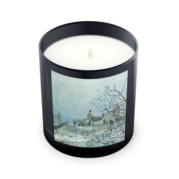 Alfred Sisley First Snow at Veneux-Nadon c.1878 - 11oz Candle