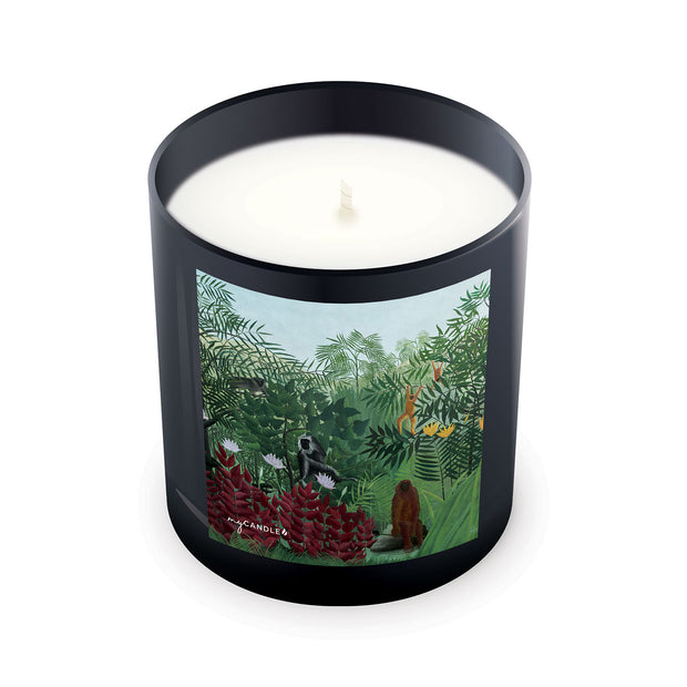 Henri Rousseau Tropical Forest with Monkeys c.1910 - 11oz Candle